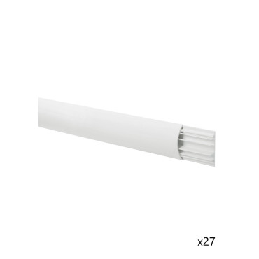 Lot de 27 Passages de Sol pour Câbles LEGRAND 2000x50x12mm Blanc - 098246 - NEUF Déclassé