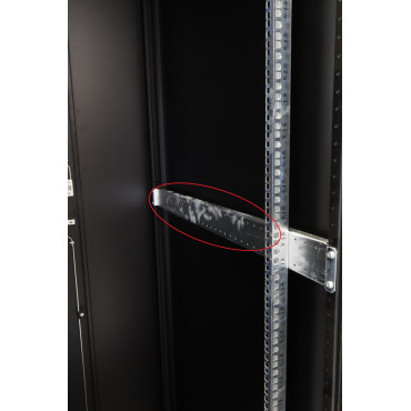 Baie de Brassage Câblage GIGAMEDIA Gigarack Série 70 47U 2255x600x1000mm
