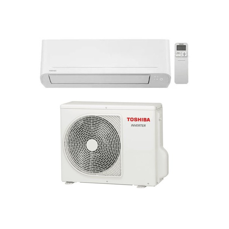 Ensemble de Climatisation Réversible 3,2kW TOSHIBA Yukai Monosplit Inverter Monopahsé-RAS-B10E2KVG-E-RAS-10E2AVG-E