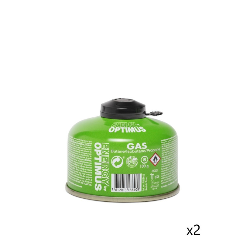 Lot de 2 Cartouches de Gaz Universelle 100g OPTIMUS Mil-Tec Energy pour Réchaud à Gaz - OPGA8018640 - NEUF