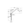 Mitigeur Évier Monotrou ROCA Victoria 14.8cm Chromé - A5A8925C0F