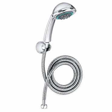 Douchette 3 Jets avec Support et Flexible JACOB DELAFON Basic 2 14cm Chromé - E14331-CP - NEUVE