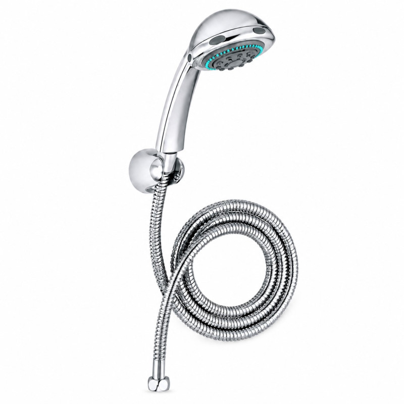 Douchette 3 Jets avec Support et Flexible JACOB DELAFON Basic 2 14cm Chromé - E14331-CP - NEUVE
