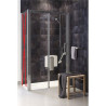 AKW - Porte de Douche Coulissante Larenco Pose en Niche - 27629