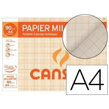 Lot de 2430 Paquets CANSON de Papier à Dessin, Millimétré et Calque