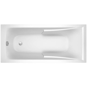 Baignoire Rectangulaire Encastrée 170x75cm JACOB DELAFON Corvette 3 en Minéracryl Blanc avec Pieds Réglables