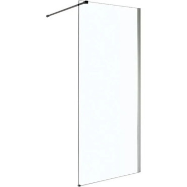 Paroi de Douche à l'Italienne ALTERNA Concerto Walk 120cm Hauteur 2m Profilé Argent - 3495144