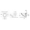 Pack Toilette WC Suspendu VILLEROY & BOCH Architectura Sans Bride avec Abattant Frein de Chute