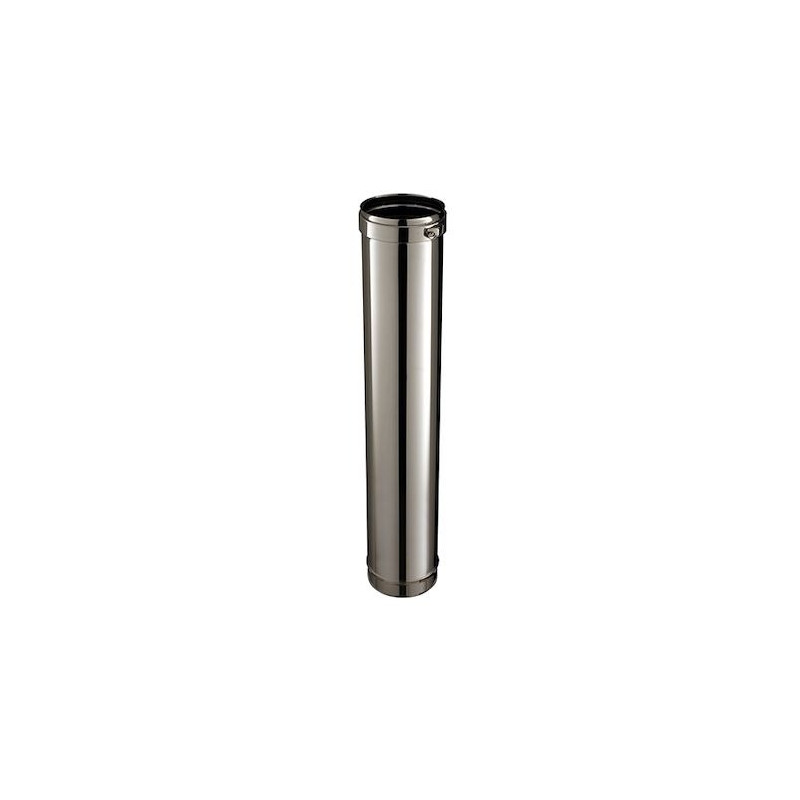 Conduit de Fumée Tube Inox Droit Ø150mm POUJOULAT Condensor Longueur 1m - ED1000-150CD