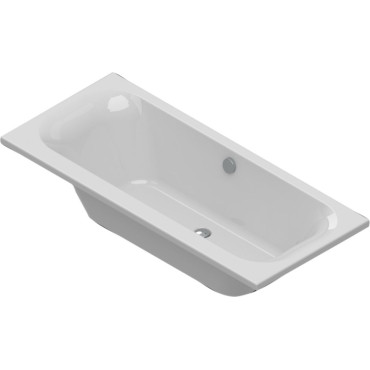 Baignoire Rectangulaire ALTERNA Duo Concerto 3 170x75cm Blanc - 6875619 - NEUVE Déclassée