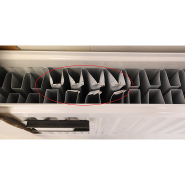 Radiateur Acier Eau Chaude 1178W H70xL60cm ALTECH Horizontal 4 Type 22 Blanc - 7595225