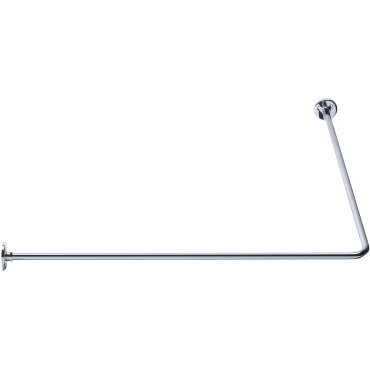Porte-Rideaux d'Angle 90° PELLET 70x170cm Ø16mm Laiton - 004527 - NEUF