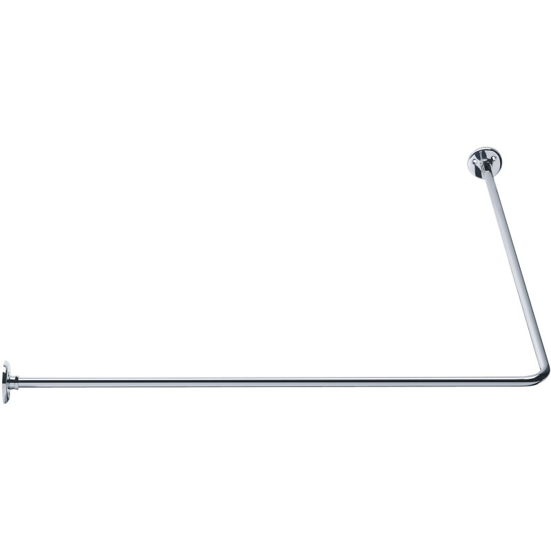 Porte-Rideaux d'Angle 90° PELLET 70x170cm Ø16mm Laiton - 004527 - NEUF