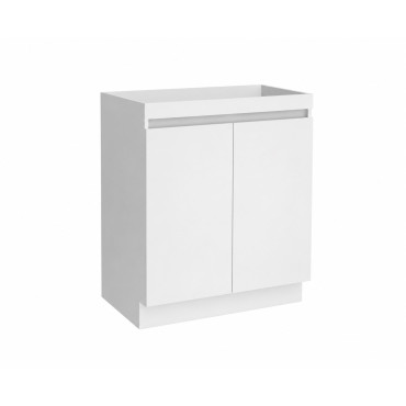 Meuble Sous-Vasque 60cm ALTERNA Primeo 2 Portes Blanc - 4269247 - NEUF