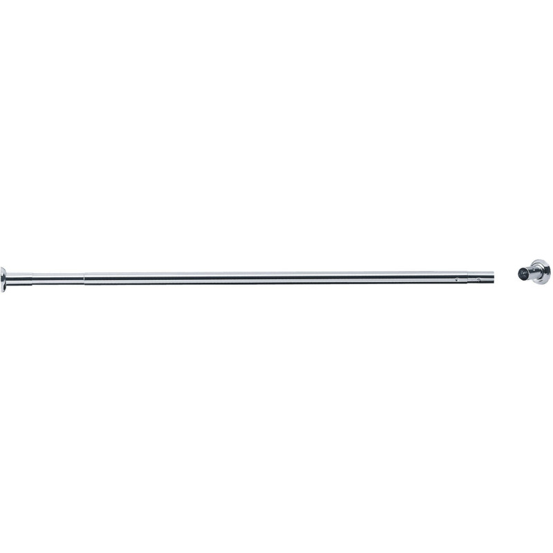 Porte-Rideaux Droit Extensible PELLET 118-210cm Ø20mm Laiton Chromé - 004643 - NEUF