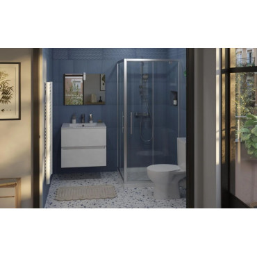 Pack WC ALTERNA Verseau Sans Bride avec Abattant Frein de Chute - 4941308