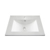 Plan Vasque Céramique 80cm ALTERNA Primeo Kit Blanc - 4507198 - NEUF