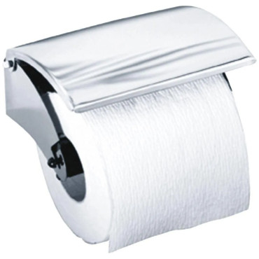 Distributeur de Rouleau de Papier Toilette WC PELLET 127x82x56mm Inox - 823512