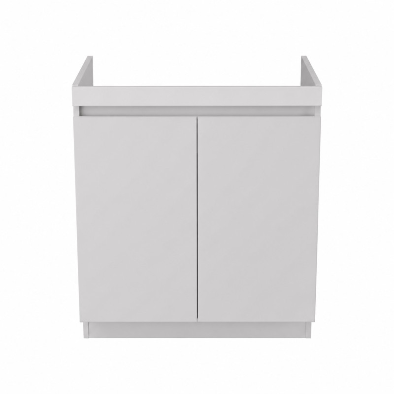 Meuble Salle de Bain 60cm ALTERNA Primeo 2 Portes Blanc - 4799147 - NEUF Déclassé