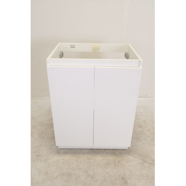 Meuble Salle de Bain 60cm ALTERNA Primeo 2 Portes Blanc - 4799147