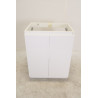 Meuble Salle de Bain 60cm ALTERNA Primeo 2 Portes Blanc - 4799147