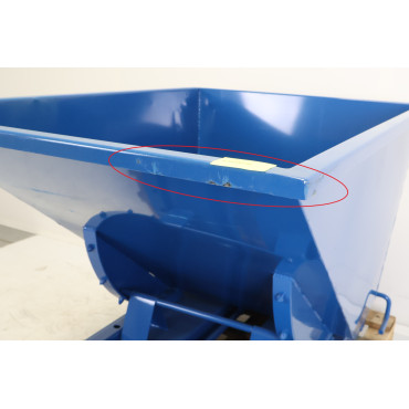 Benne Basculante 320L Öppen avec Entrée de Fourches Pas Cher