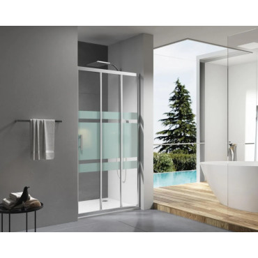 Paroi de Douche ALTERNA Concerto 3 H195xL90cm - 3330167 - NEUF Déclassé
