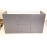 Meuble Sous-Vasque Salle de Bain ALTERNA Concerto L120cm 2 Portes Gris - 7762398 - NEUF