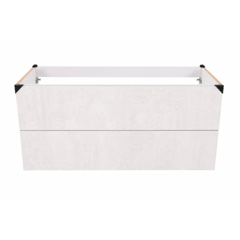 Meuble Bas Sous-Vasque DELPHA Unique Archi S Béton Clair - MSVSDB2- NEUF