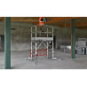 Échafaudage Roulant en Aluminium DUARIB Teletower Compact Sécurité Hauteur de Travail 4m