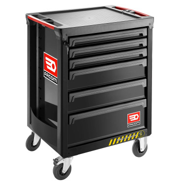 Servante d'Atelier Mobile 6 Tiroirs FACOM Roll Sans Outils - ROLL.6NM3ASPF
