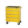 Servante d'Atelier Mobile 4 Tiroirs STANLEY Charge 23kg par Tiroir Jaune Sans Outils - STMT1-75063