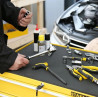 Servante d'Atelier Mobile 4 Tiroirs STANLEY Charge 23kg par Tiroir Jaune