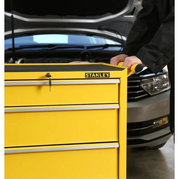 Servante d'Atelier Mobile 4 Tiroirs STANLEY Charge 23kg