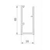 Paroi de Douche L70xH195cm ALTERNA Concerto