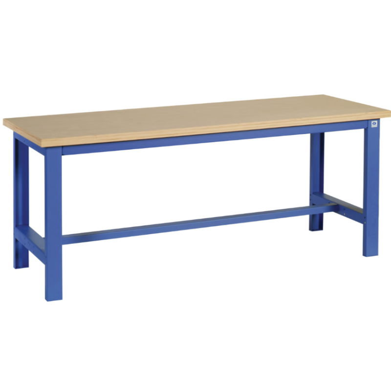 Établi d'Atelier Poste de Travail Fixe 180x75cm SOFAME Si40 Plateau Hêtre Charge 1500kg - A435126