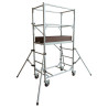 Échafaudage Roulant Acier Galvanisé TUBESCA Goliath 120 Hauteur de Travail 3m - 03144001