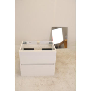 Meuble Sous-Vasque et Miroir ALTERNA Primeo Blanc