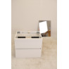 Meuble Sous-Vasque et Miroir ALTERNA Primeo Blanc