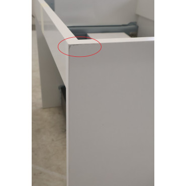 Meuble et Miroir ALTERNA Primeo Blanc - 4929543 - NEUF Déclassé