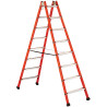 Échelle Double Isolante contre Risques Électrique TUBESCA-COMABI 2x8 Échelons H284cm - 04255008 - NEUVE Déclassée