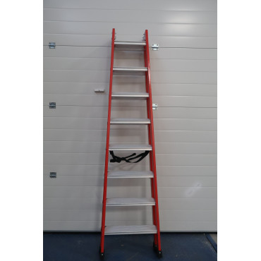 Échelle Double Isolante contre Risques Électrique TUBESCA-COMABI 2x8 Échelons H284cm - 04255008 - NEUVE