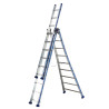 Échelle Transformable TUBESCA Platinium 300 Pro 3 Plans 3x9 Marches H692cm - 02443609 - NEUVE