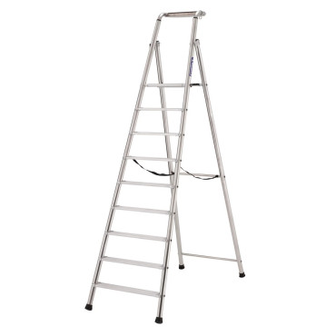 Escabeau Super Intensif TUBESCA Aluminium 9 Marches H404cm - 619-235 - NEUF Déclassé