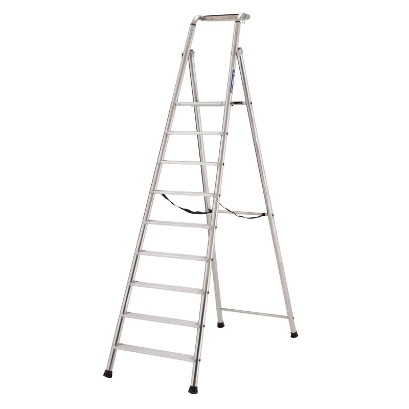 Escabeau Super Intensif TUBESCA Aluminium 9 Marches H404cm - 619-235 - NEUF Déclassé