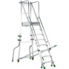 Escabeau Plate-Forme Individuelle Mobile FACAL 9 Marches Ergonomique à Poignées PIR