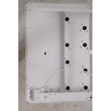 Vue arrière du radiateur à inertie sèche Atlantic Nirvana Néo connecté horizontal 1500W