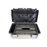 Compartiment supérieur ouvert de la servante Stanley FatMax avec plateau porte-outils amovible