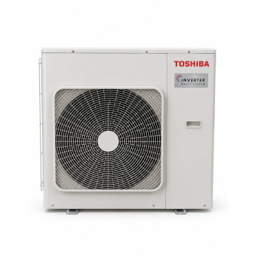 Vue de face de l’unité extérieure de climatisation multisplit Toshiba 10 kW RAS-5M34G3AVG-E