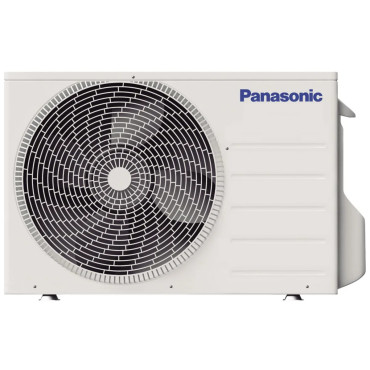 Vue de face de l’unité extérieure de climatisation réversible Panasonic TZ R32 4,2 kW CU-TZ42CKE